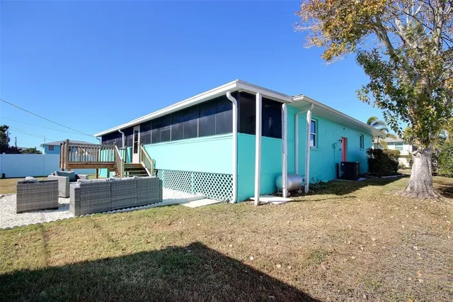 a view of a house with a patio