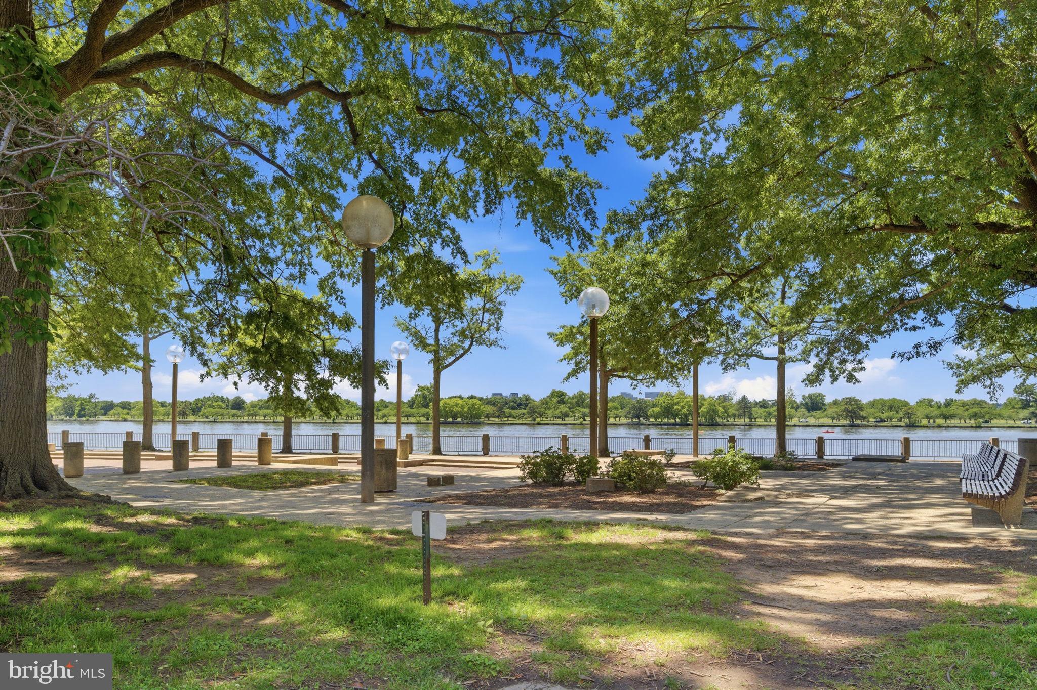 1435 4th Street Southwest, Unit B609 Washington, DC 20024 - Photo 46 of 52 a view of a park with tree s