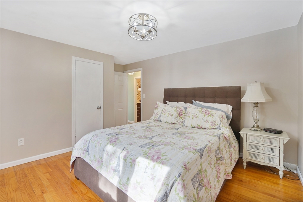 72 Gail Street Springfield, MA 01108 - Photo 25 of 35 a bedroom with a bed and wooden floor