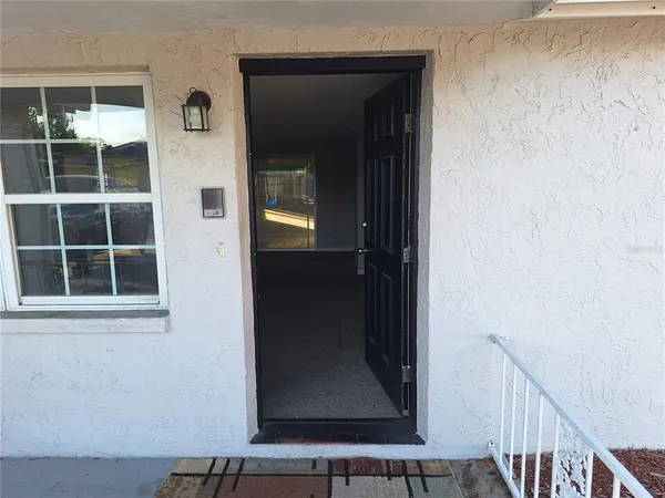 a view of front door