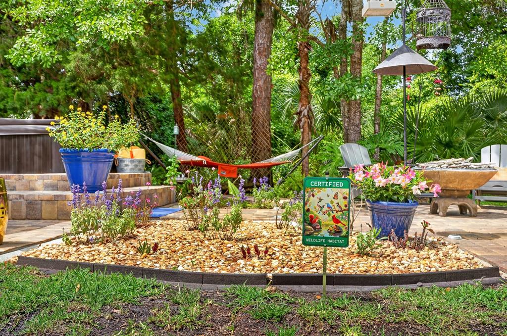 77 Apian Way Ormond Beach, FL 32174 - Photo 28 of 35 a view of a garden with plants