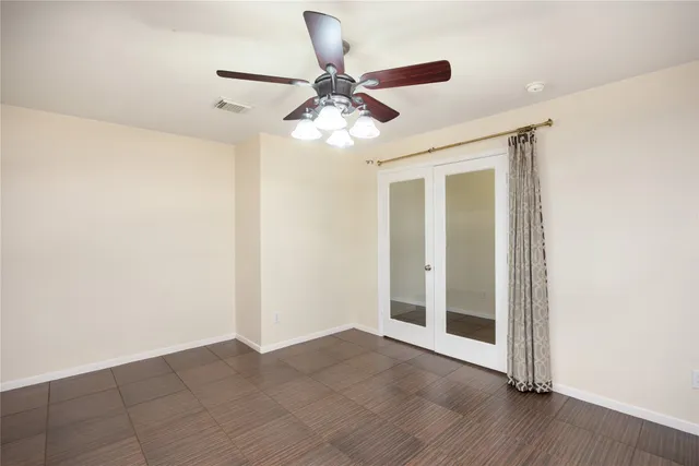 a view of an empty room