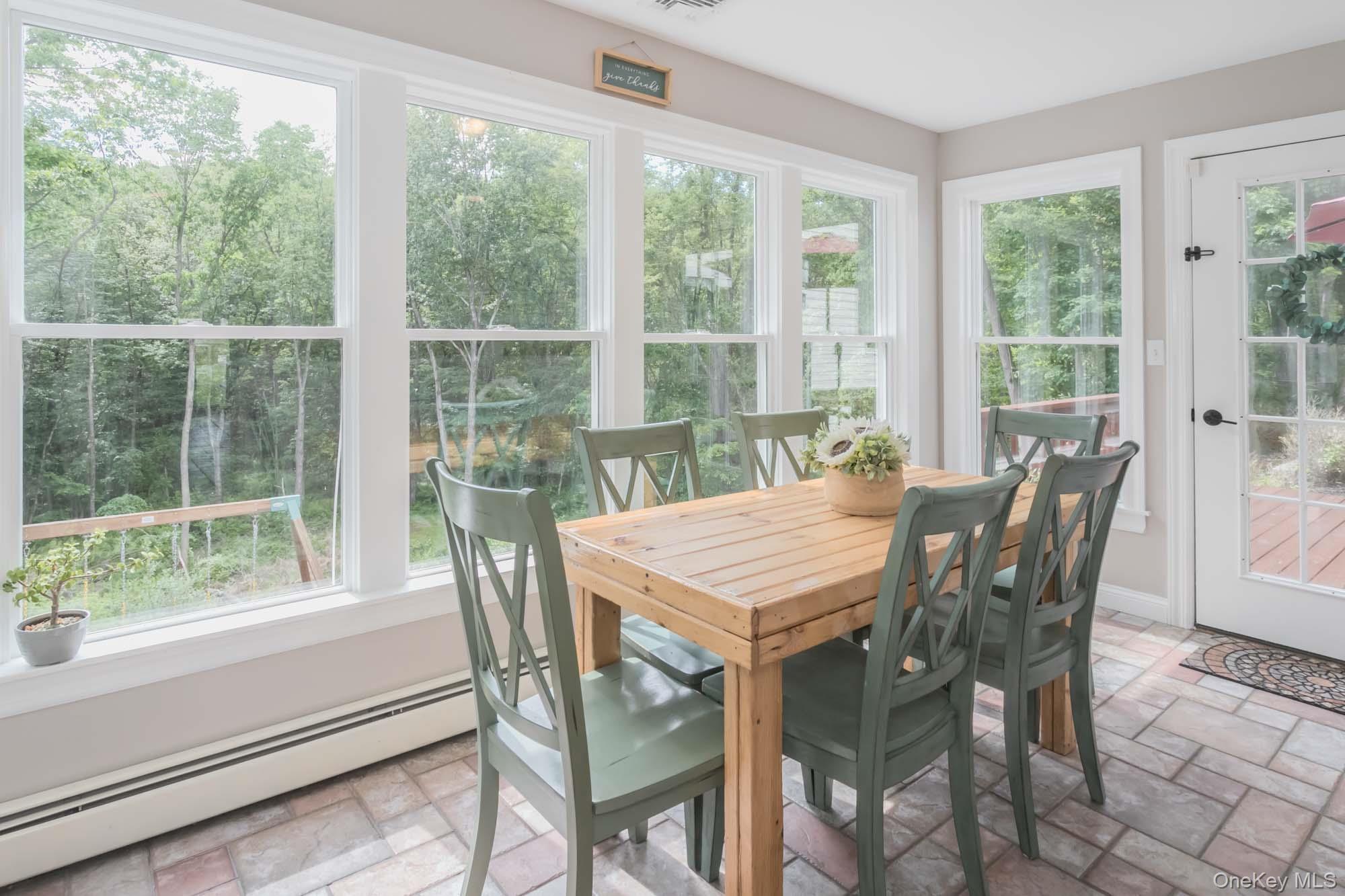102 Beverly Road Chester, NY 10918 - Photo 11 of 49 a view of a dining room with furniture window and outside view