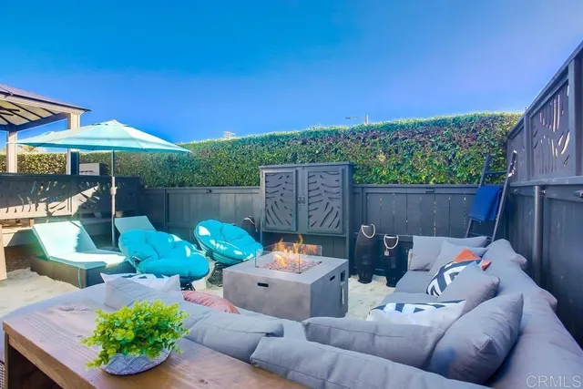 a outdoor space with patio