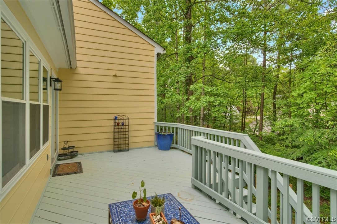 7121 Pointer Ridge Road Midlothian, VA 23112 - Photo 44 of 50 a view of deck and wooden floor