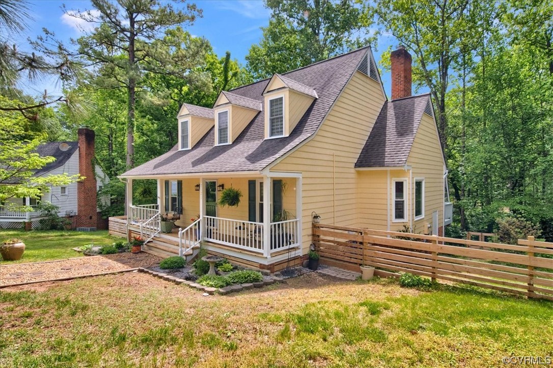 7121 Pointer Ridge Road Midlothian, VA 23112 - Photo 49 of 50 a backyard of a house with yard and outdoor seating