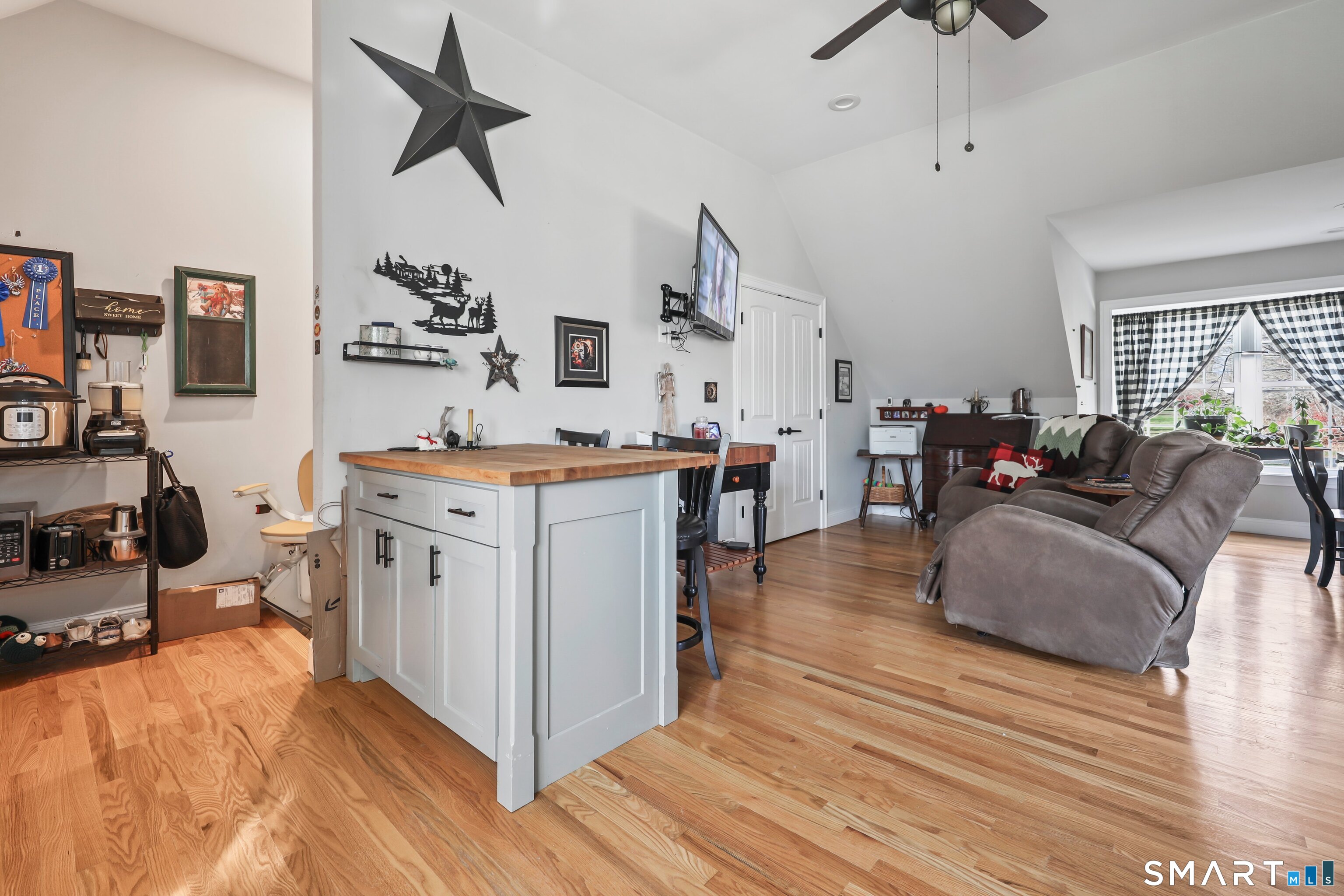 195 Hinman Road Watertown, CT 06795 - Photo 33 of 39 a view of living room with furniture and flat screen tv