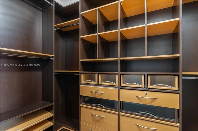 a view of walk in closet