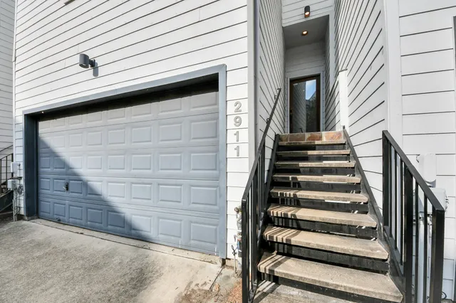 a view of a staircase