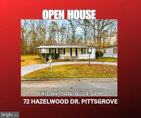 $55,000 | 72 Hazelwood Drive, Pittsgrove, NJ 08318