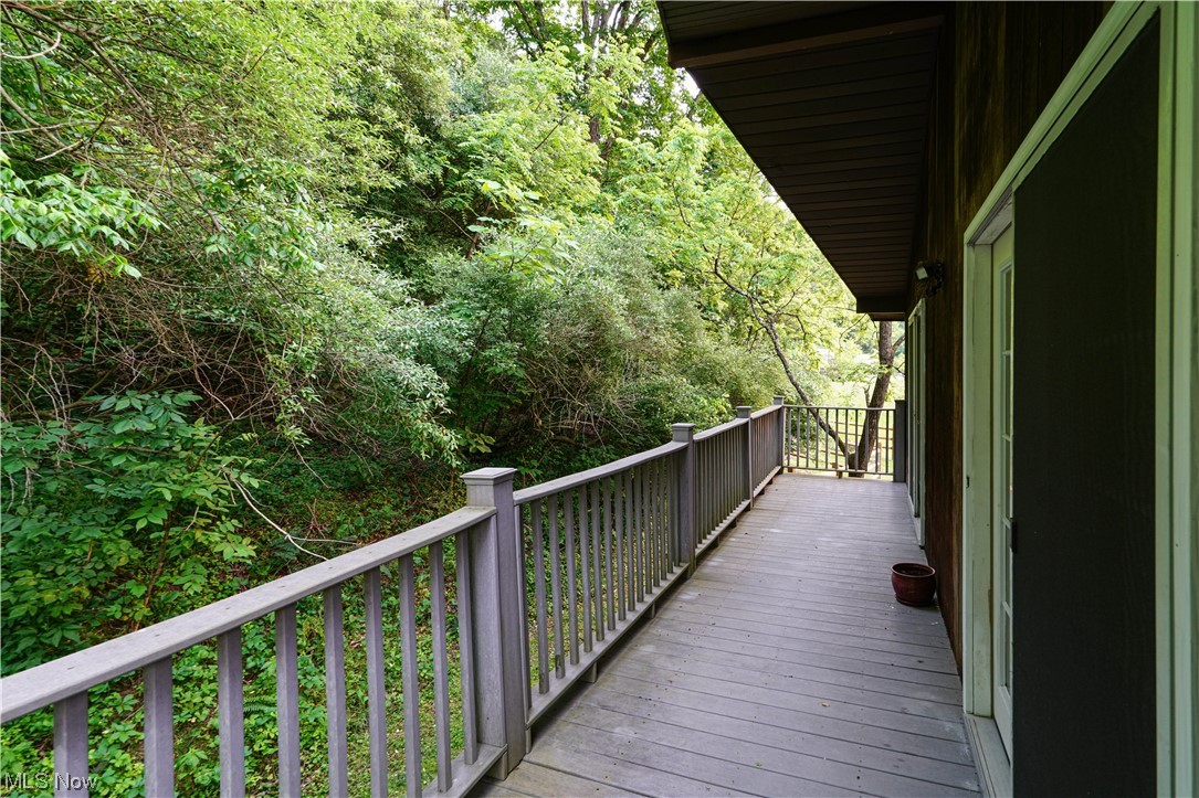3187 Glendale Road Cairo, WV 26337 - Photo 22 of 31 Back balcony from bedrooms