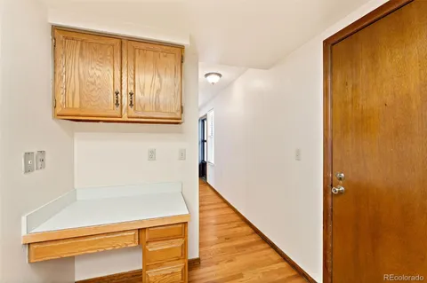 a view of front door