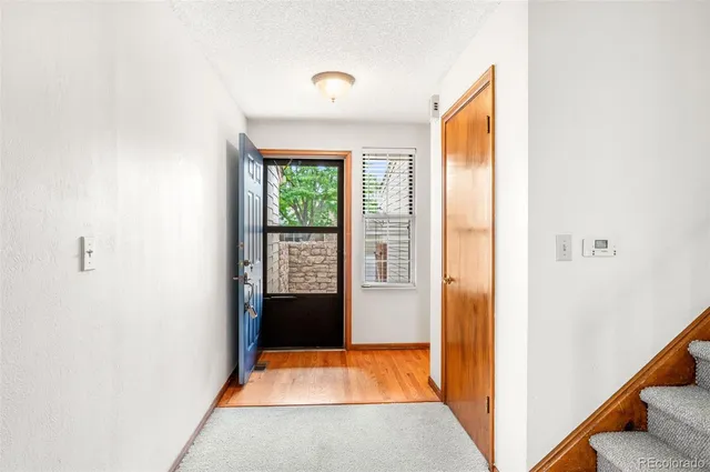 a view of front door