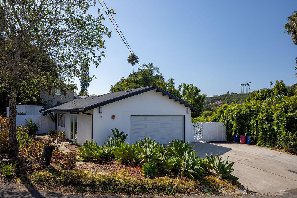 24 Pine Drive Santa Barbara, CA 93105 - Photo 2 of 45 a view of a house with a yard and plants