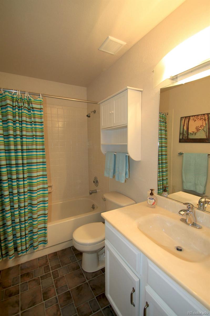 8198 Sweet Water Road Lone Tree, CO 80124 - Photo 20 of 23 a bathroom with a sink a toilet and shower