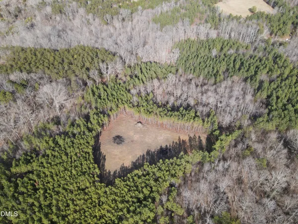 a view of a dry yard