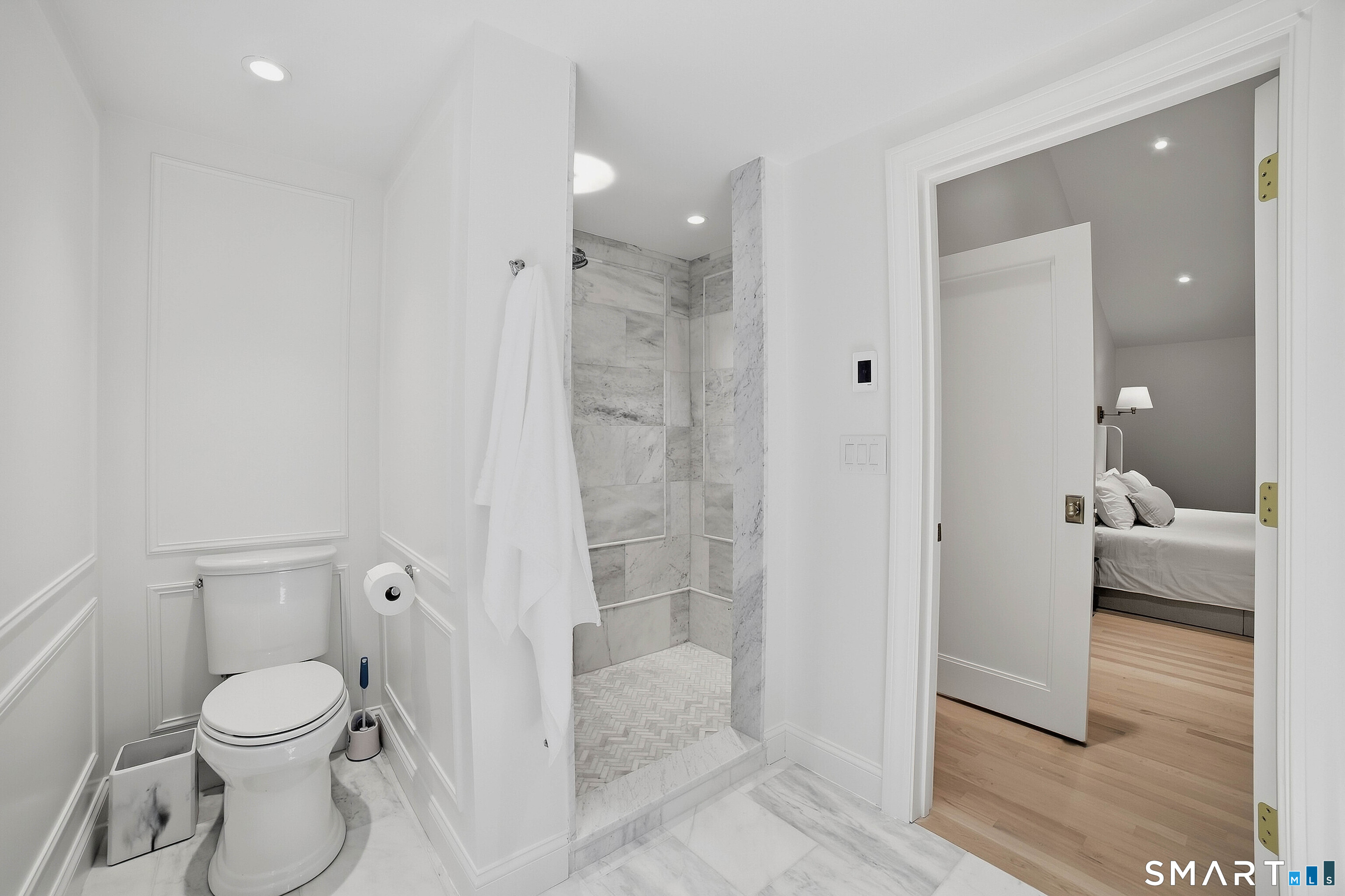 855 Prospect Street Hamden, CT 06517 - Photo 22 of 35 Spacious shower in the primary bathroom.