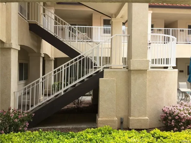a view of balcony with staircase