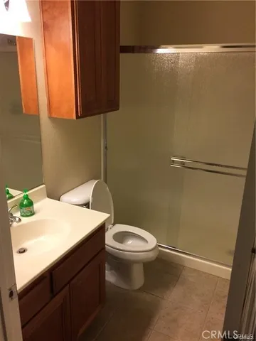 a view of a dining room with furniture and window