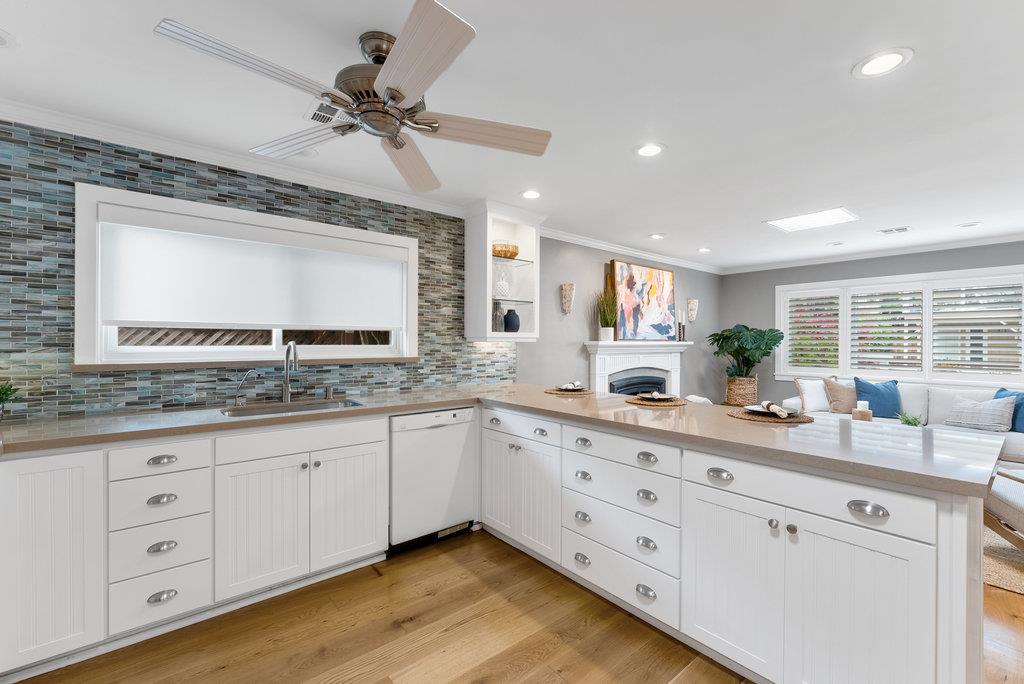 114 Bennett Road Aptos, CA 95003 - Photo 13 of 37 a spacious bathroom with a granite countertop sink mirror and a
