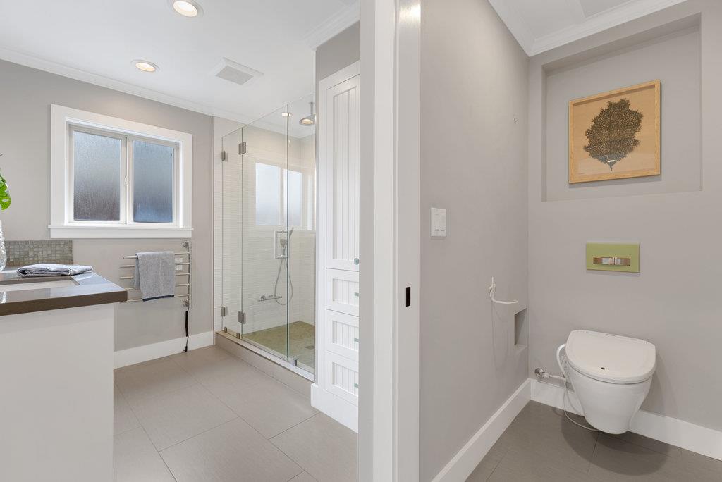 114 Bennett Road Aptos, CA 95003 - Photo 20 of 37 a bathroom with a toilet sink and a shower