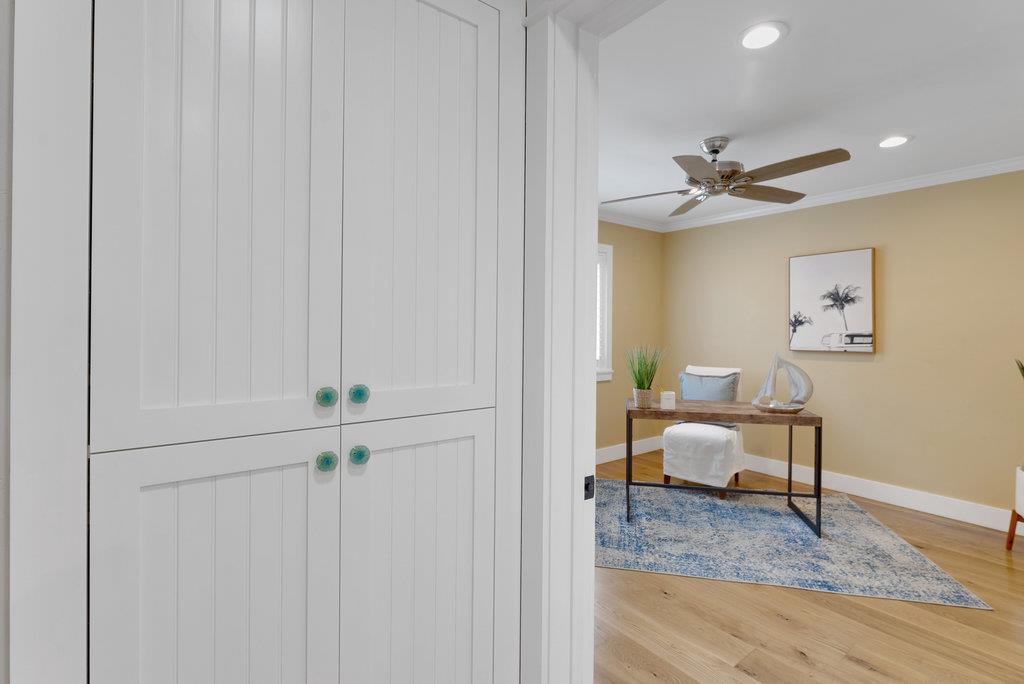 114 Bennett Road Aptos, CA 95003 - Photo 28 of 37 a view of a livingroom with furniture and wooden floor