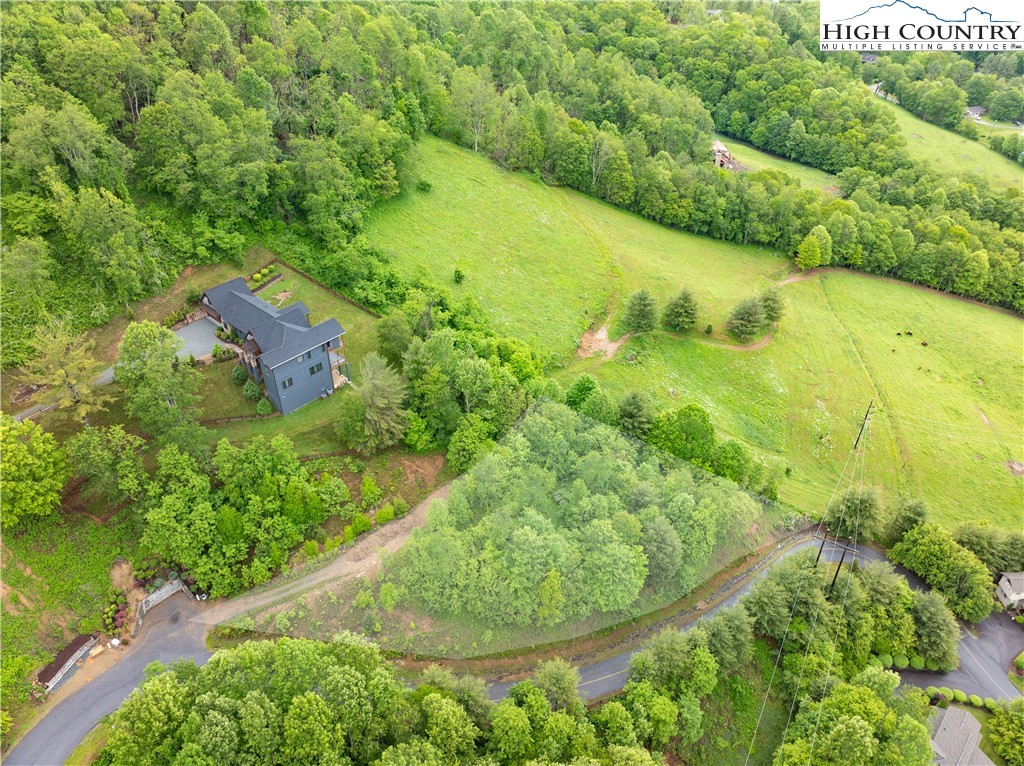 Lot 21 Silver Springs Drive Banner Elk, NC 28604 - Photo 9 of 12 an aerial view of a house with a yard and lake view