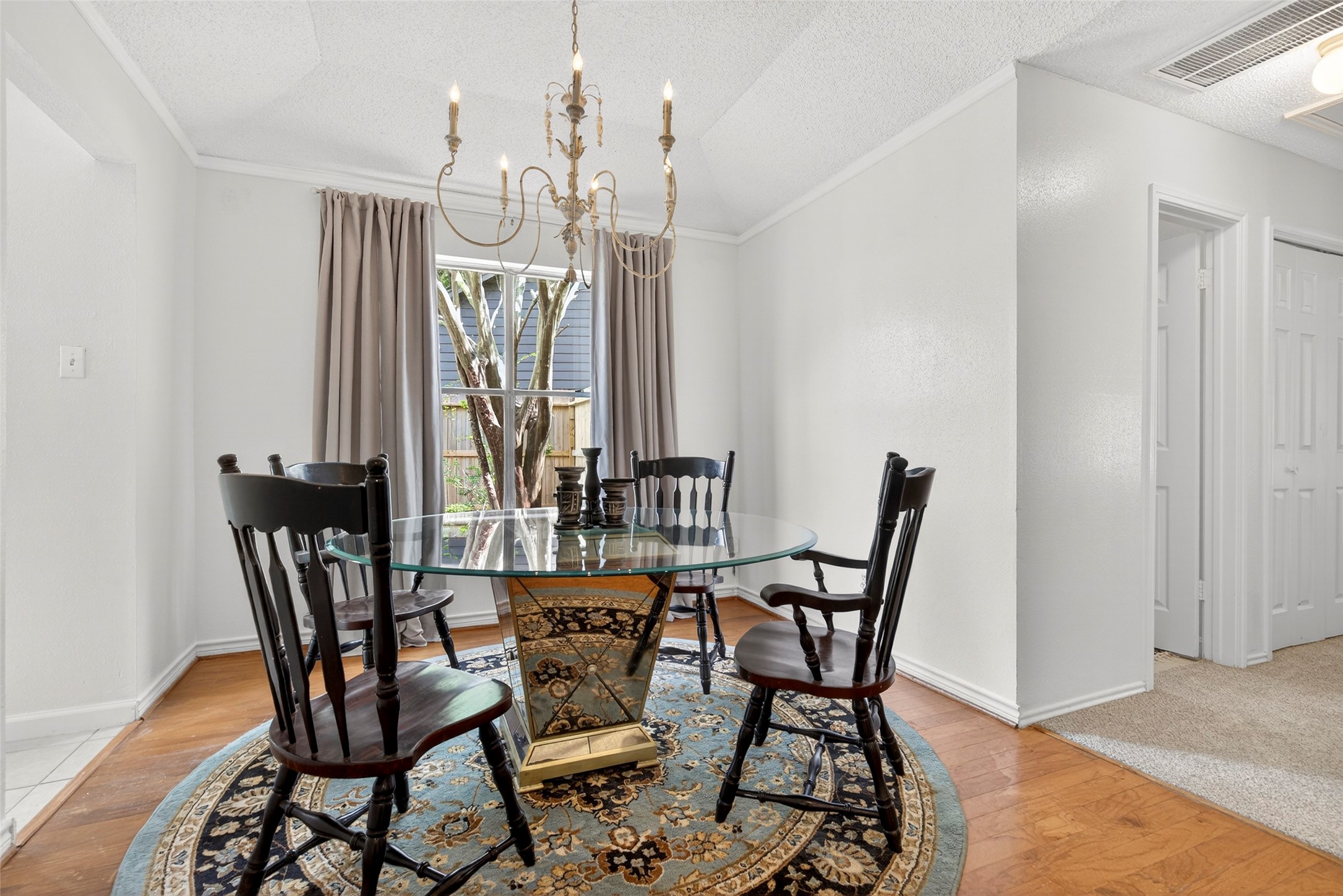 9206 Kirkleigh Lane Spring, TX 77379 - Photo 10 of 47 Elegant formal dining room. The gorgeous chandelier stays!