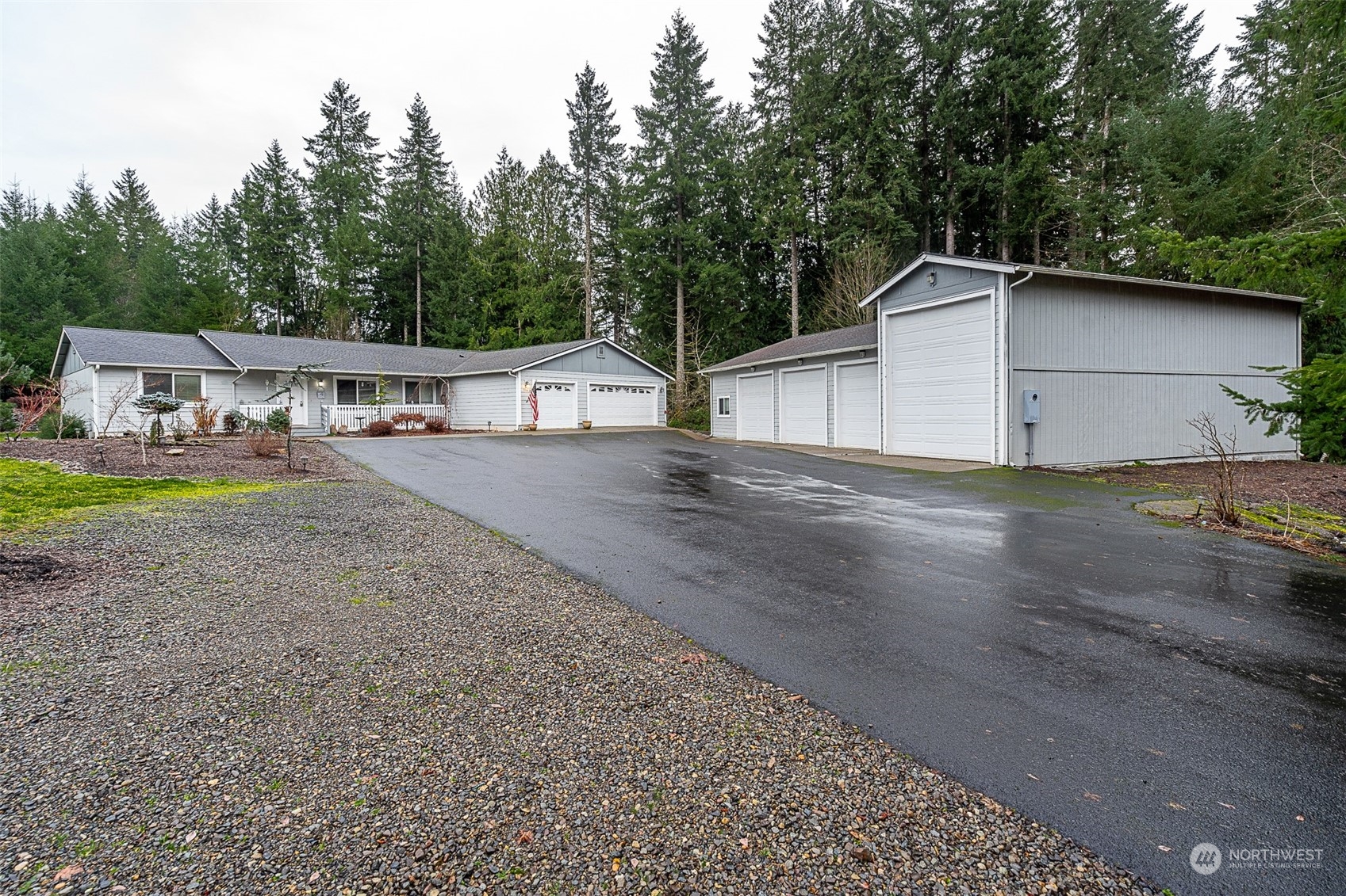 330-38 Brockway Road Chehalis, WA 98532 - Photo 31 of 40 a view of a house with a yard and garage