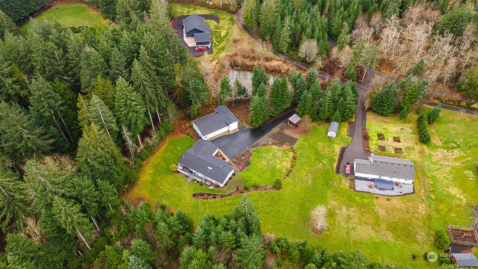 330-38 Brockway Road Chehalis, WA 98532 - Photo 38 of 40 an aerial view of residential house with outdoor space and swimming pool