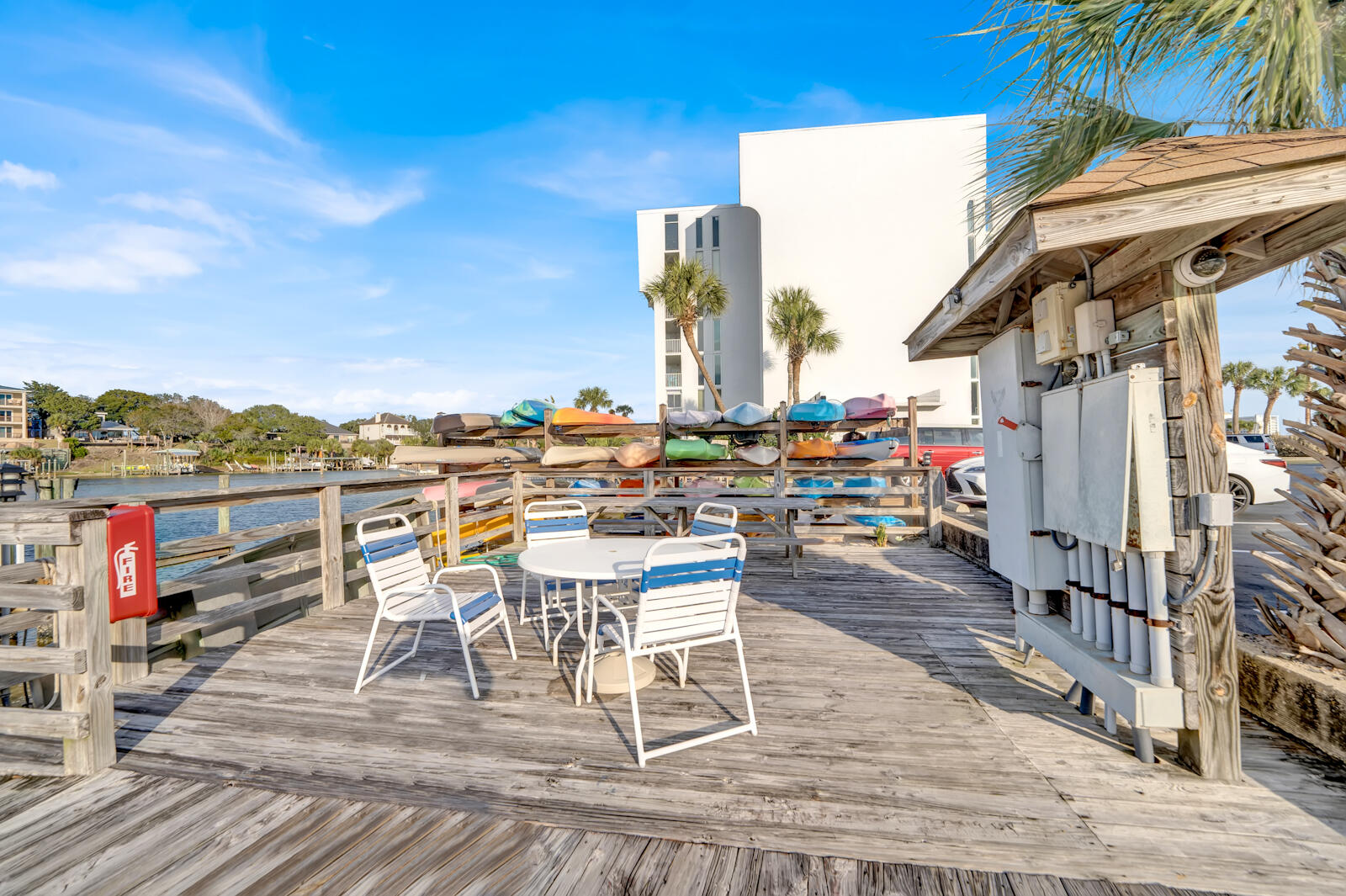 30 Moreno Point Road, Unit 102A Destin, FL 32541 - Photo 27 of 52 a view of a terrace with furniture
