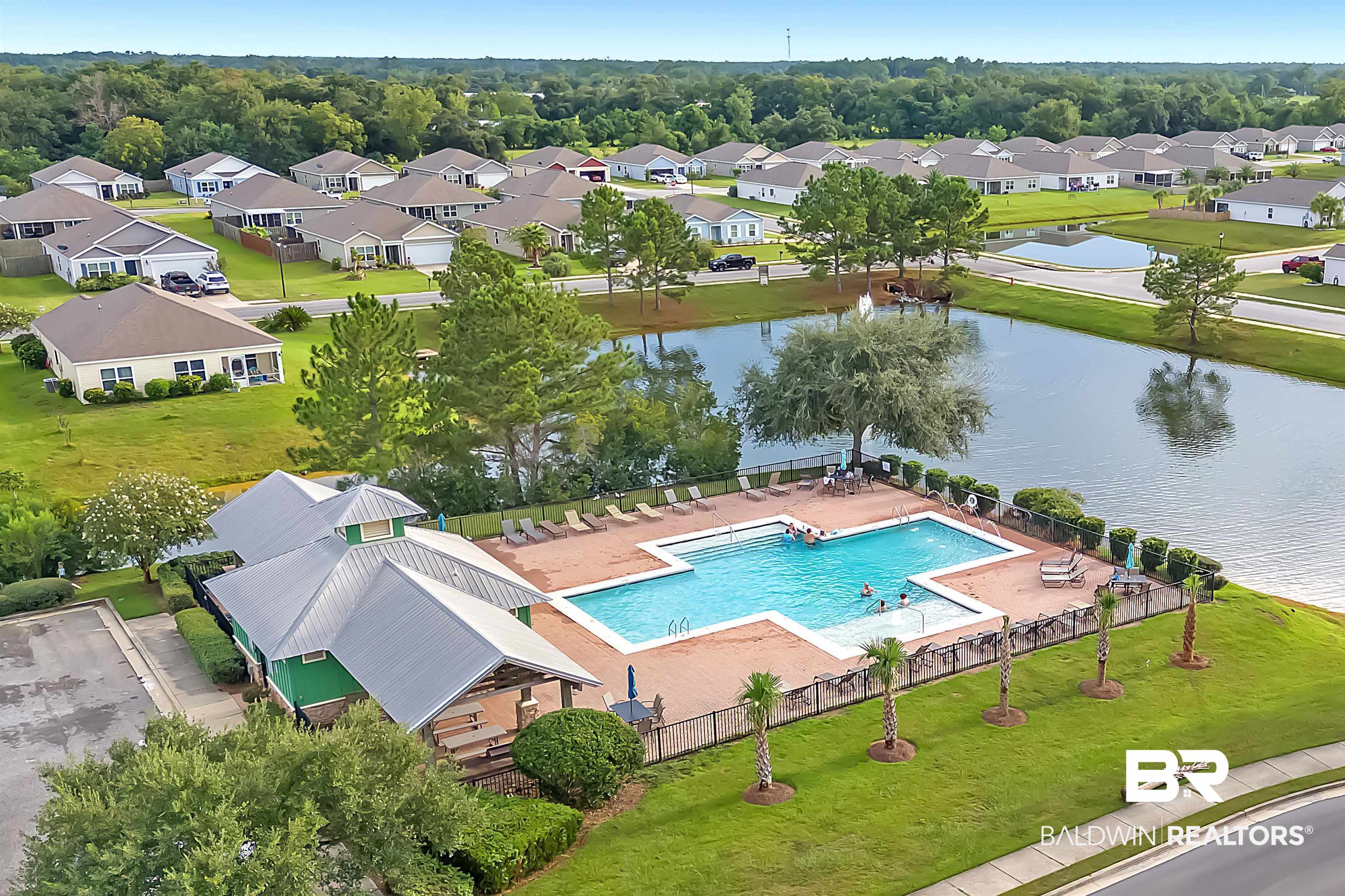 17985 Lewis Smith Drive Foley, AL 36535 - Photo 53 of 56 Birds eye view of property with a water view