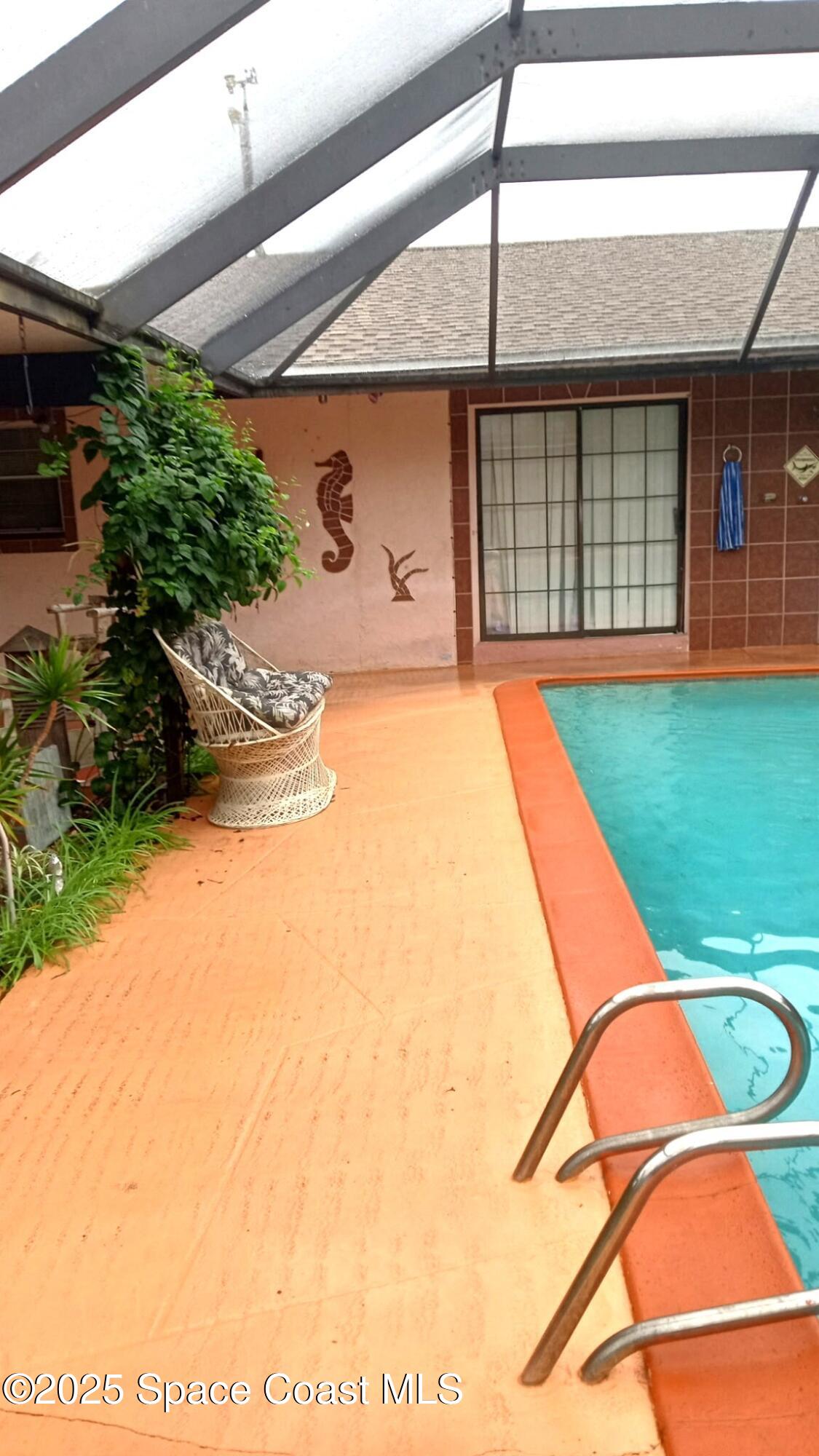 176 Sand Dollar Road Indialantic, FL 32903 - Photo 4 of 15 HOME WRAPS AROUND THE GORGEOUS POOL!