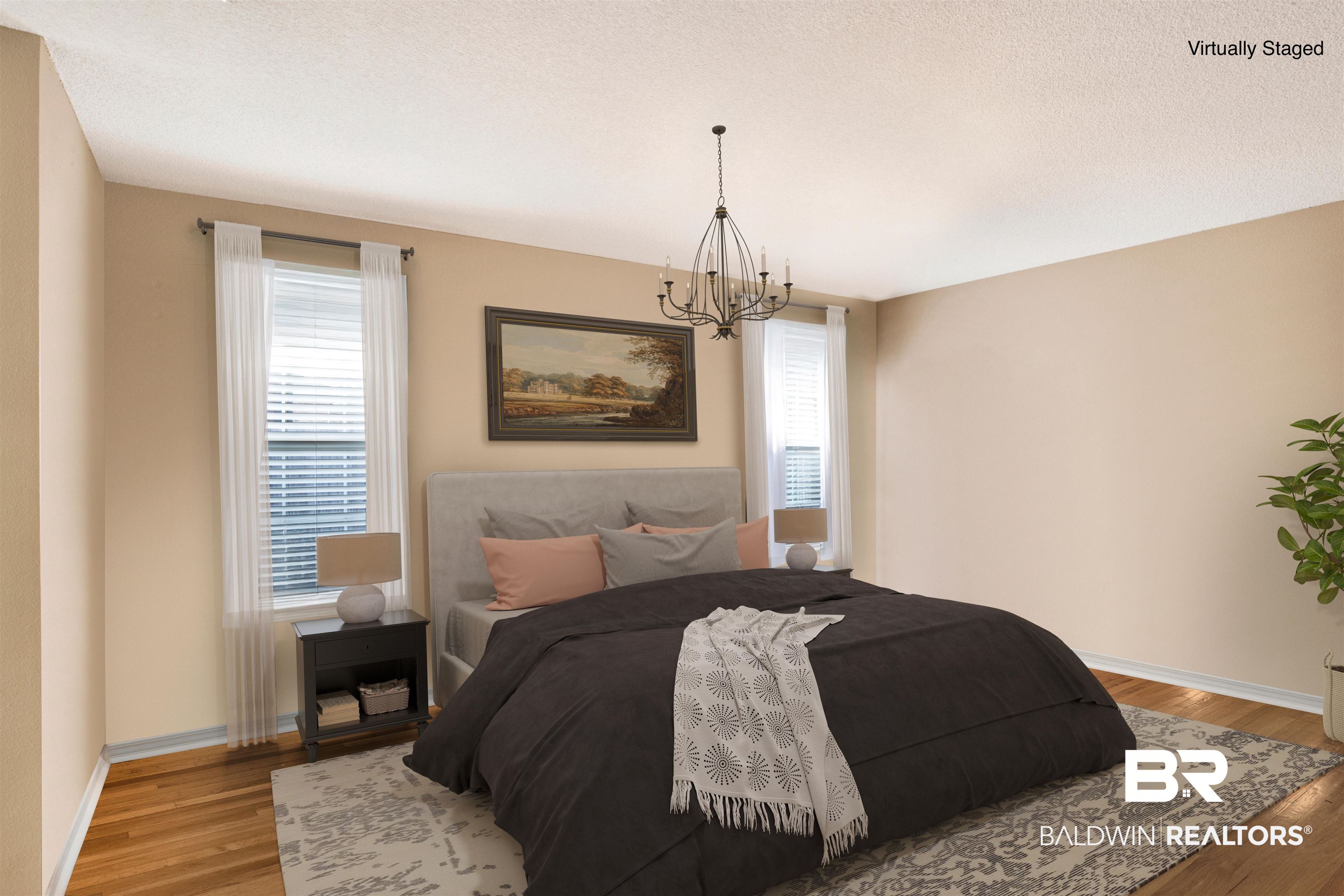 11697 Balsam Court Daphne, AL 36527 - Photo 5 of 31 Primary Bedroom has been virtually staged to showcase potential.