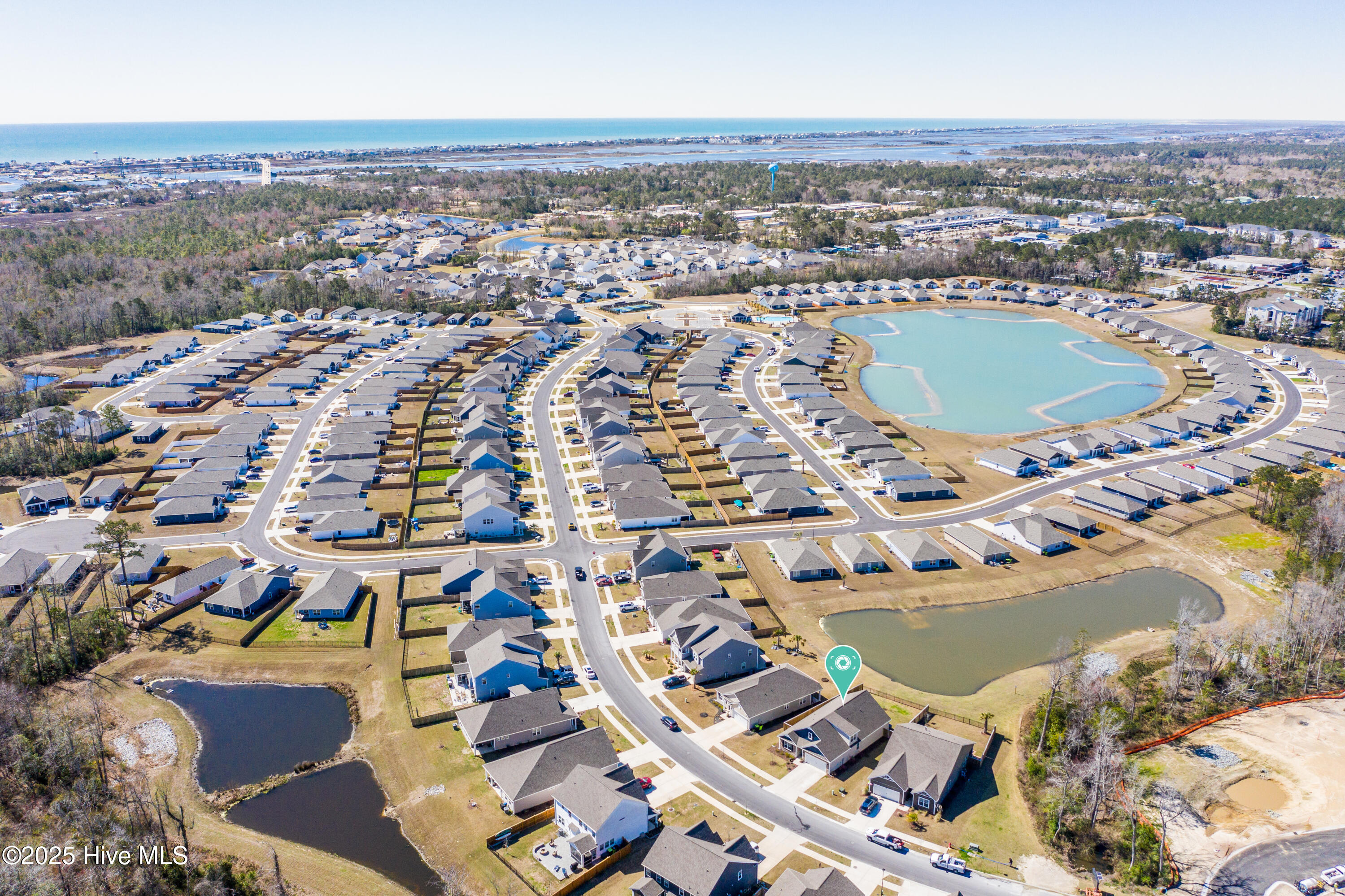 511 Edgewater Way Surf City, NC 28445 - Photo 45 of 61 Aerial View, Surf City Bridge