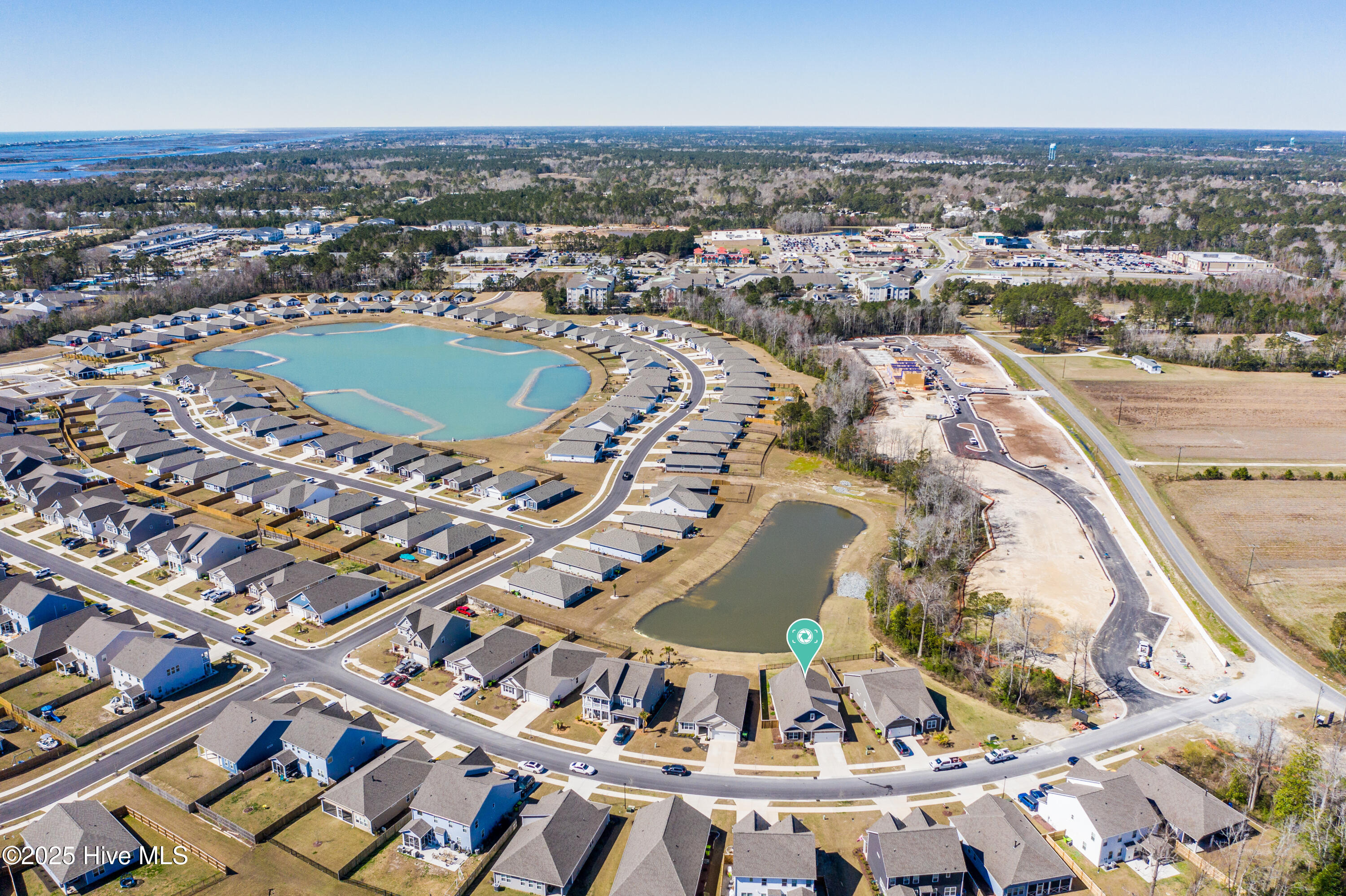 511 Edgewater Way Surf City, NC 28445 - Photo 46 of 61 Aerial View, Surf City Mainland