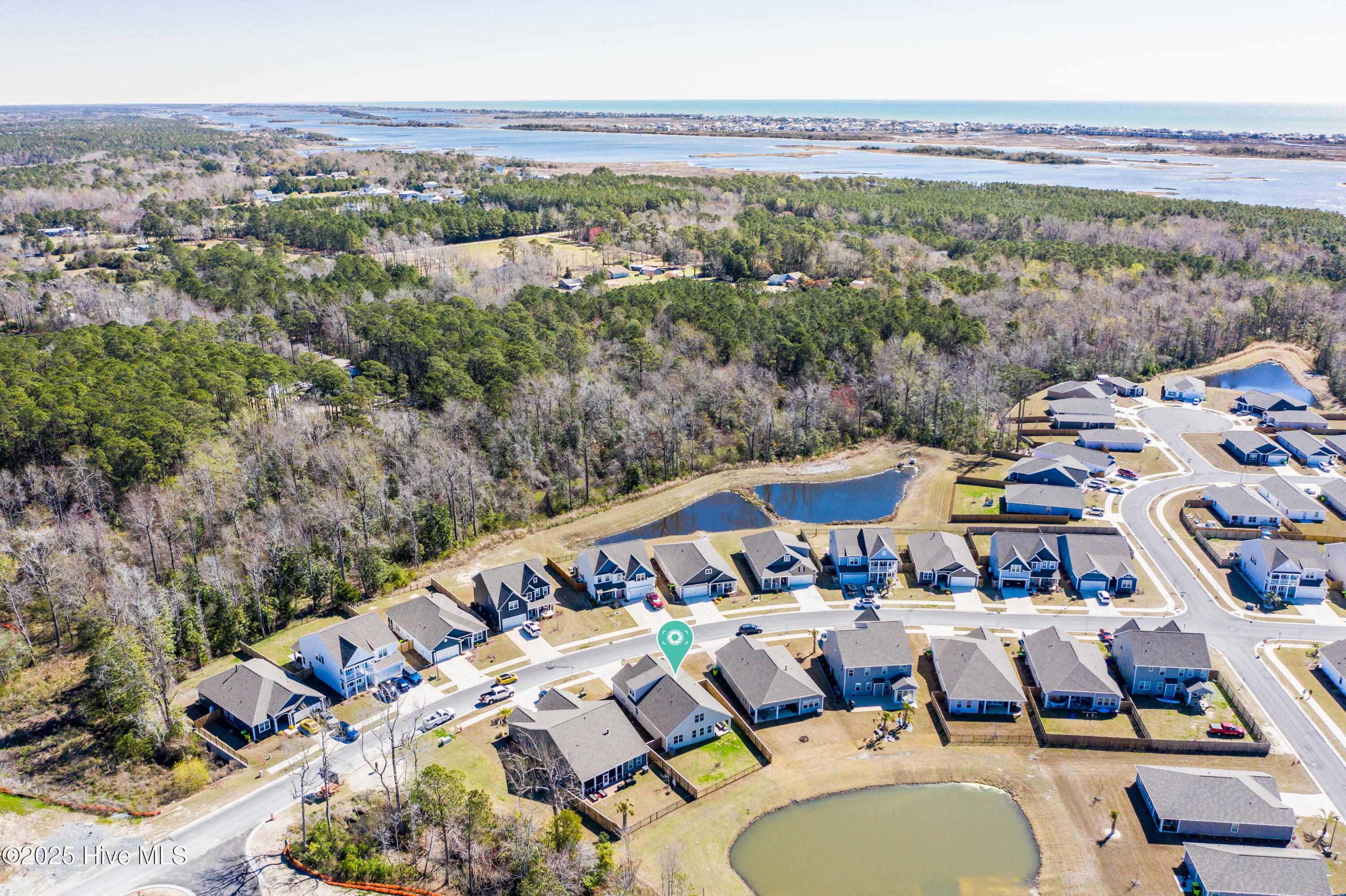 511 Edgewater Way Surf City, NC 28445 - Photo 47 of 61 Aerial View, ICW and Ocean
