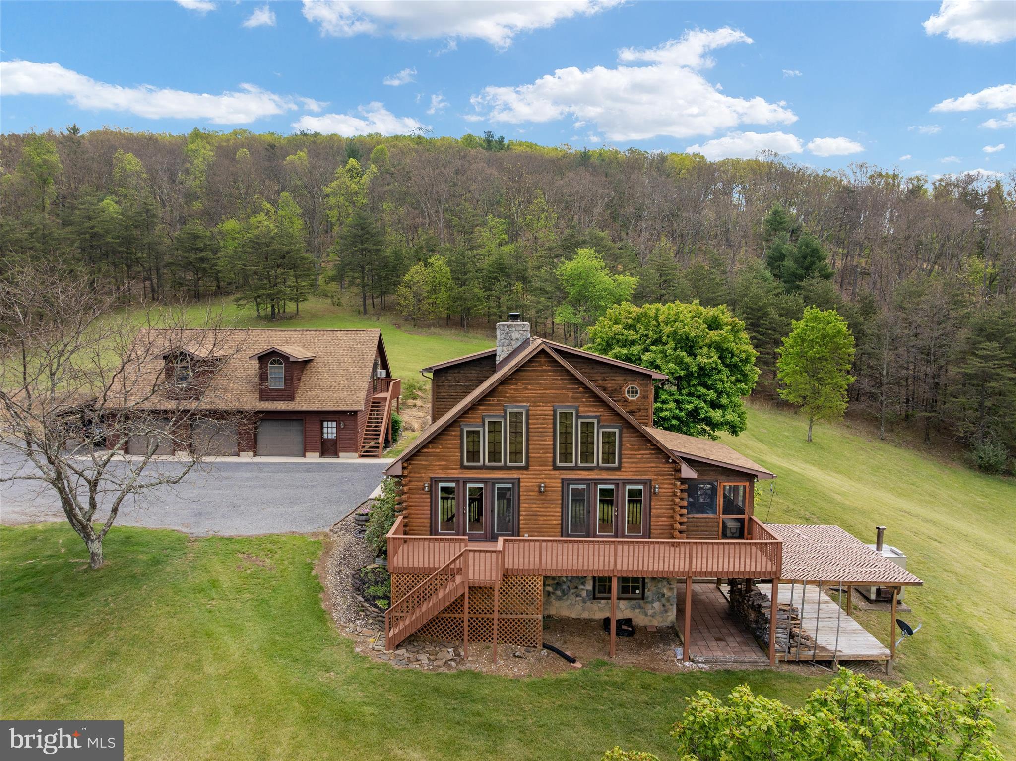 272 Buster Brown Drive Rio, WV 26755 - Photo 3 of 113 Large Cabin w/detached garage