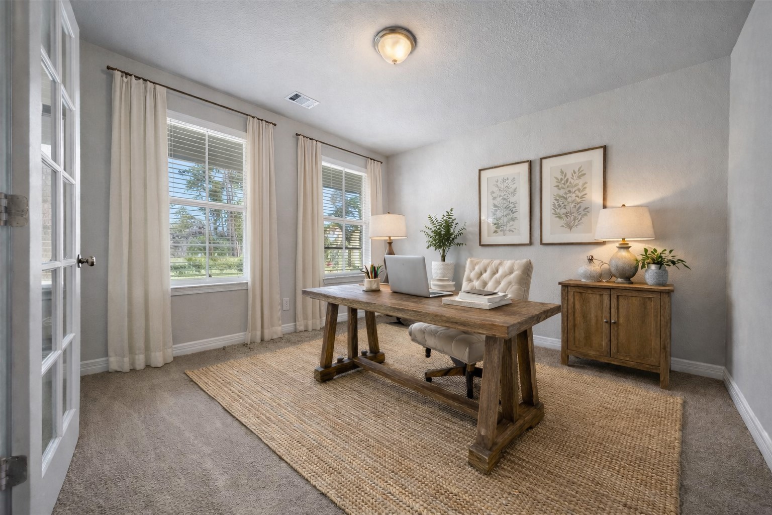 331 Silver Carp Trail Conroe, TX 77318 - Photo 5 of 49 Virtually staged home office