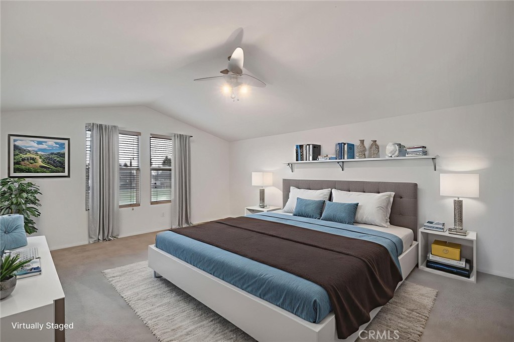 1279 Cedar Hollow Road Beaumont, CA 92223 - Photo 25 of 30 Virtually staged upstairs bedroom