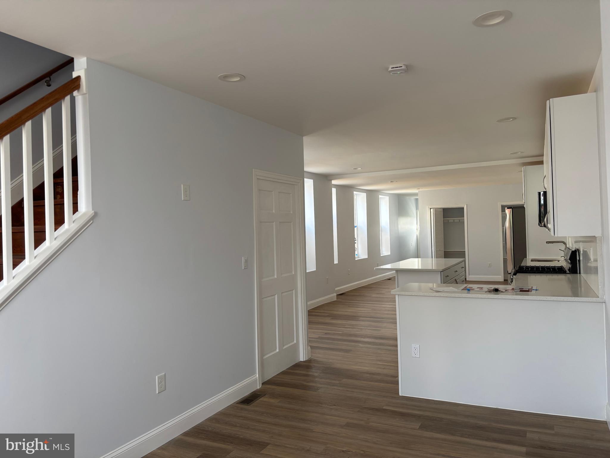 2505 Federal Street Baltimore, MD 21213 - Photo 3 of 26 a view of a kitchen from the hallway