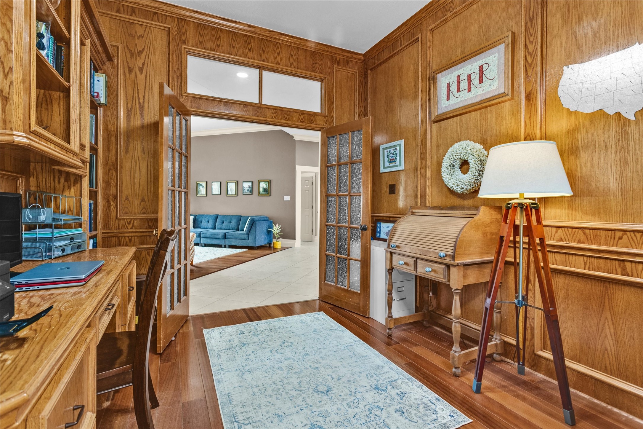 8314 Drew Haven Lane Spring, TX 77379 - Photo 12 of 49 The space combines functionality and elegance, ideal for work or study.