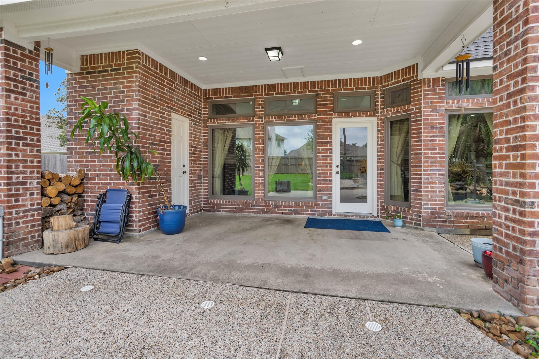 8314 Drew Haven Lane Spring, TX 77379 - Photo 40 of 49 Spacious covered patio area.