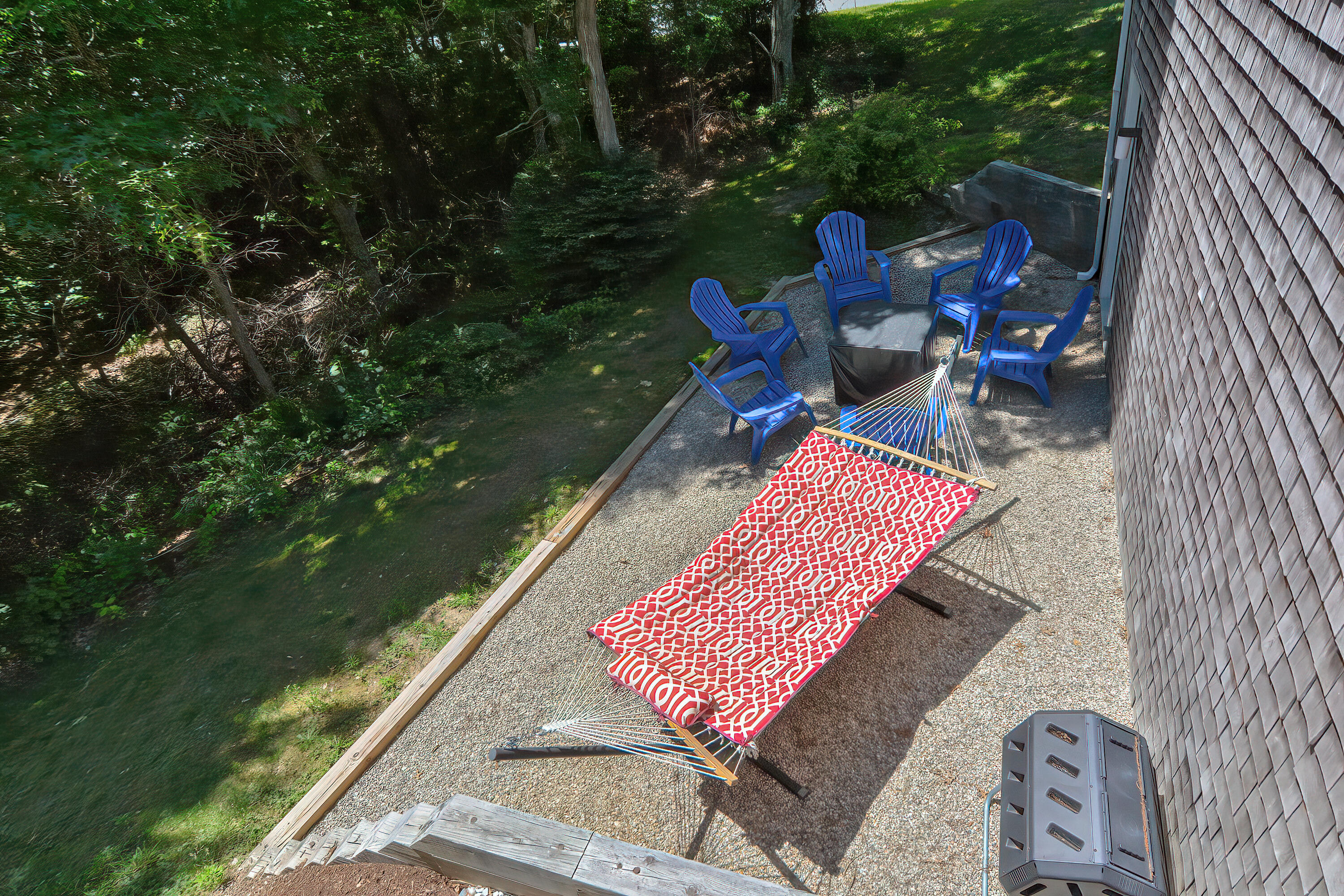 2 King Arthurs Way Buzzards Bay, MA 02532 - Photo 26 of 29 a bench sitting on top of a wooden floor