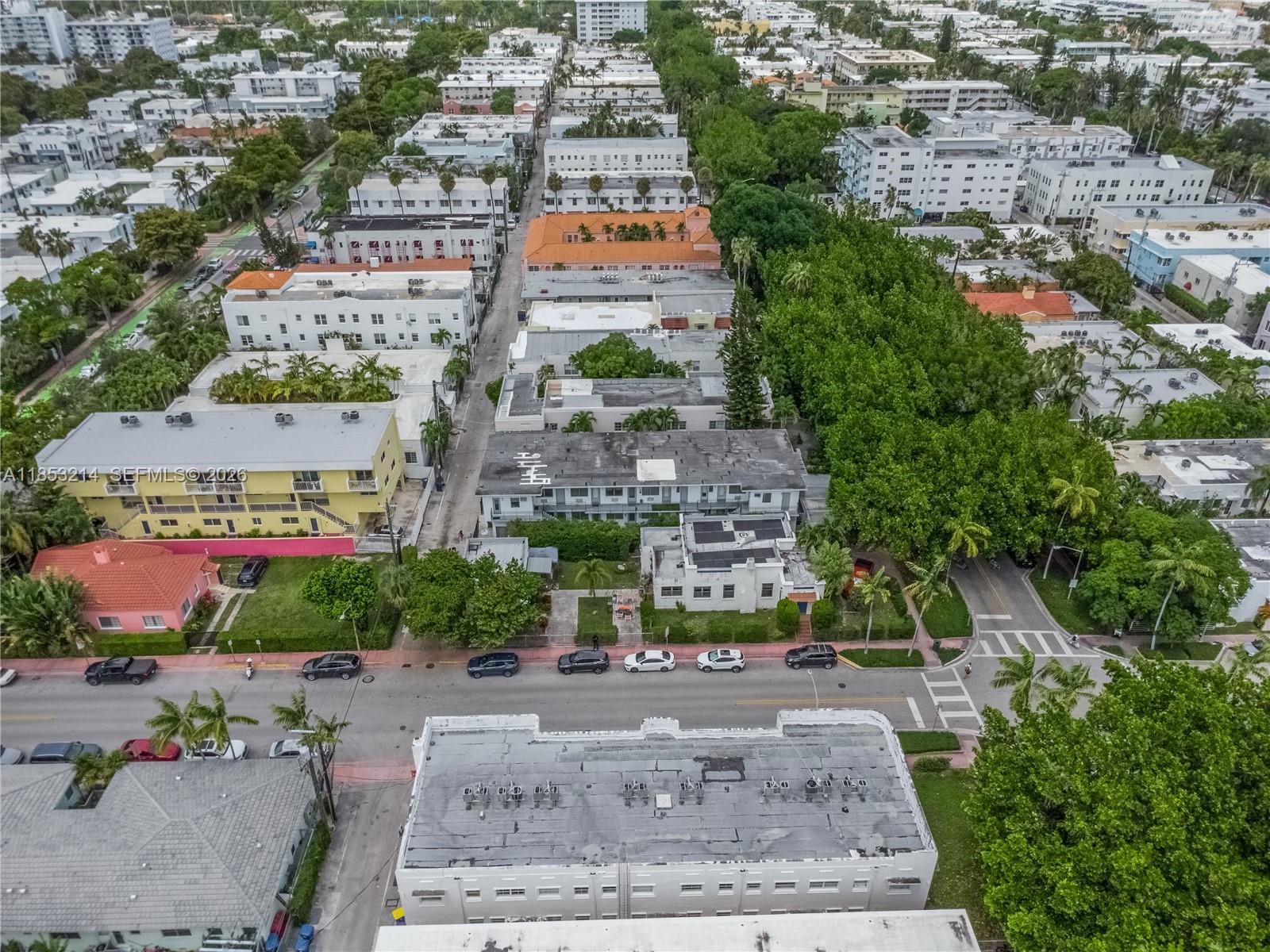 810 7th Street, Unit 107 Miami Beach, FL 33139 - Photo 27 of 36 an aerial view of a city with lots of residential buildings
