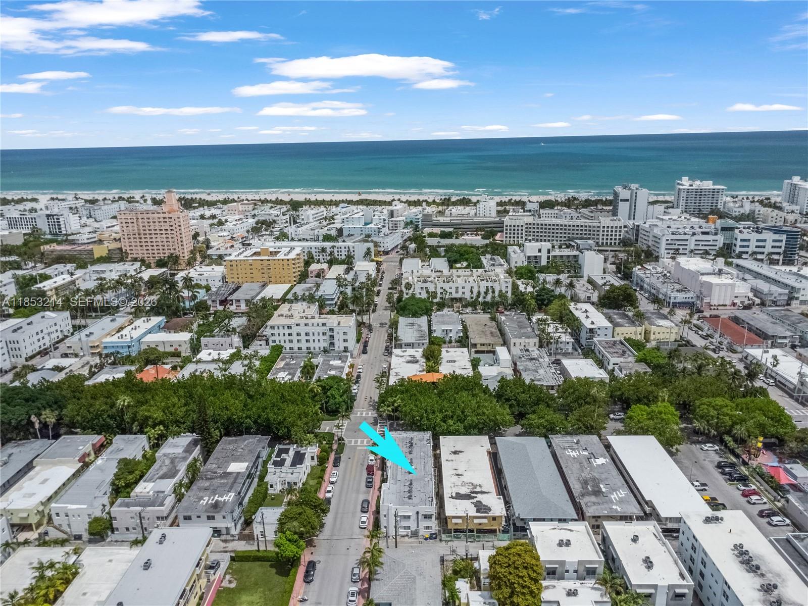 810 7th Street, Unit 107 Miami Beach, FL 33139 - Photo 36 of 36 a view of city and ocean