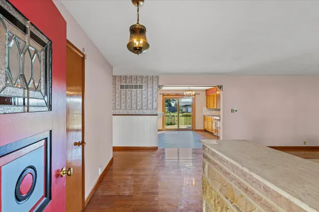 a very nice looking room with a large window