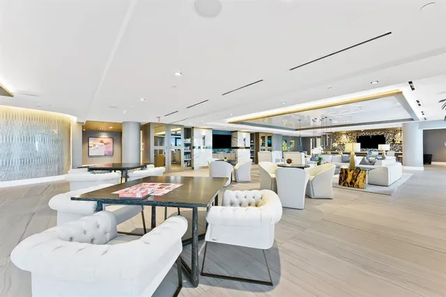 a outdoor space with furniture