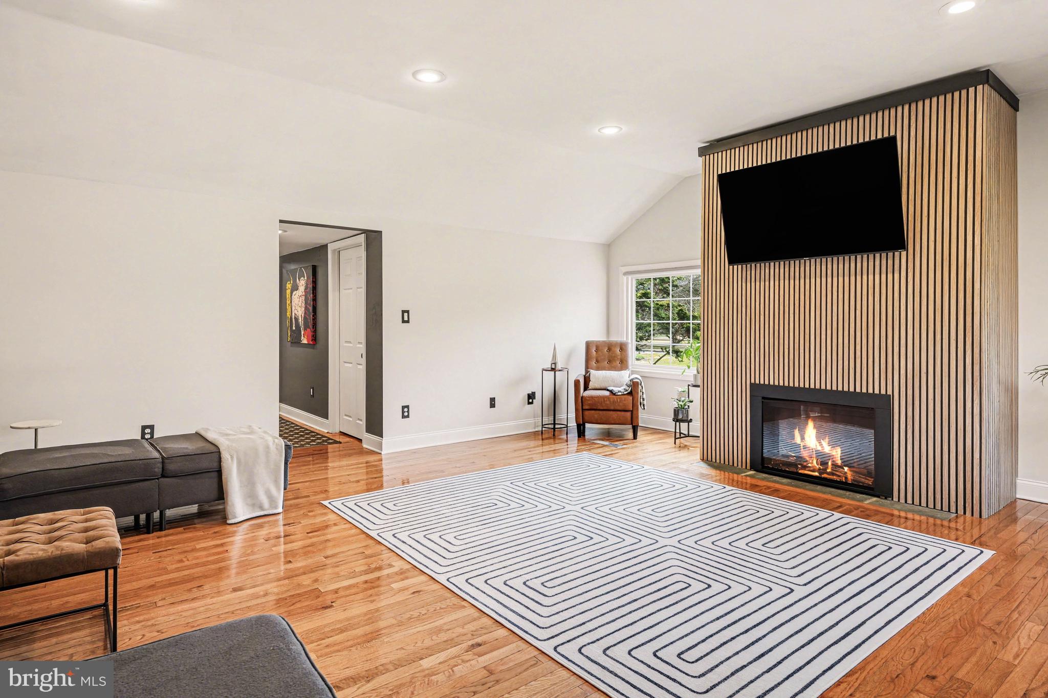 1408 Evans Road Ambler, PA 19002 - Photo 27 of 59 Family Rm with Electric Fireplace