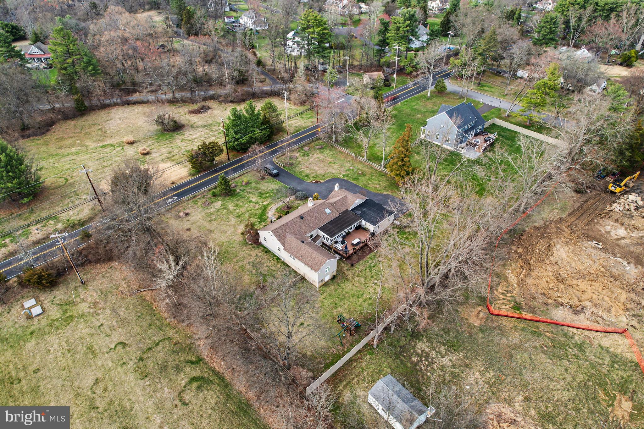 1408 Evans Road Ambler, PA 19002 - Photo 52 of 61 a aerial view of a house with a yard